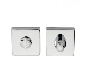 Manital QT004 Square Bathroom Turn & Release  - Polished Chrome