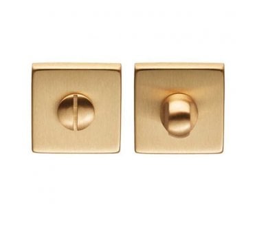 Manital QT004 Square Bathroom Turn & Release - Satin Brass