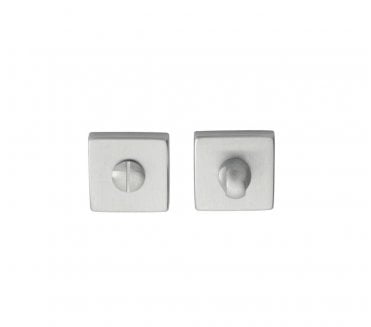 Manital QT004 Square Bathroom Turn & Release  - Satin Chrome