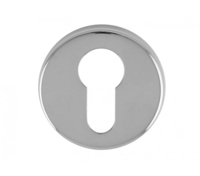 Manital RE001 Concealed Rose Euro Profile Escutcheon - Polished Chrome