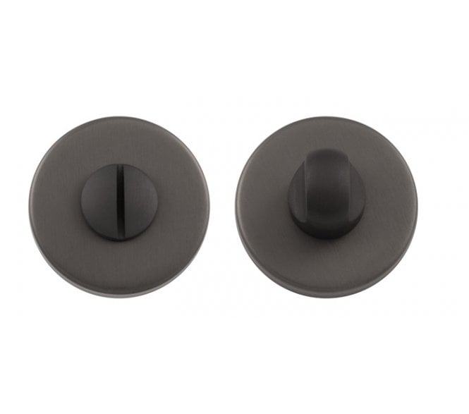 Manital RE004 Concealed Rose Bathroom Turn & Release Set - Anthracite