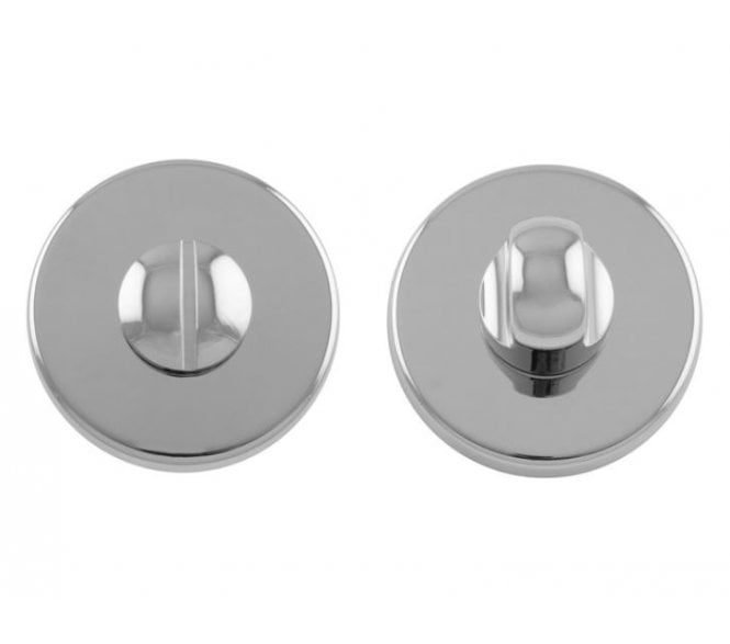 Manital RE004 Concealed Rose Bathroom Turn & Release Set - Polished Chrome