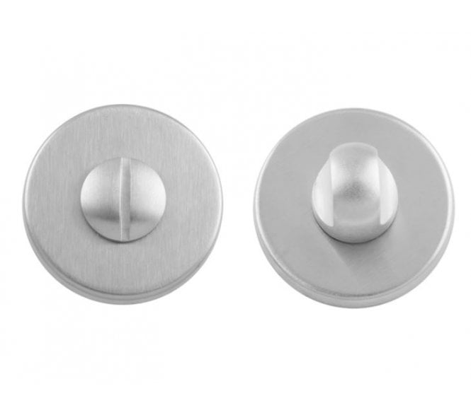 Manital RE004 Concealed Rose Bathroom Turn & Release Set - Satin Chrome