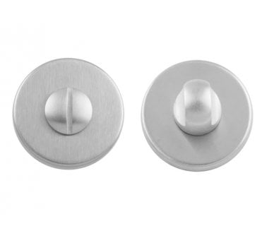 Manital RE004 Concealed Rose Bathroom Turn & Release Set - Satin Chrome