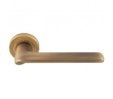 Manital VX5 Vortex Lever On Round Rose - Antique Brass