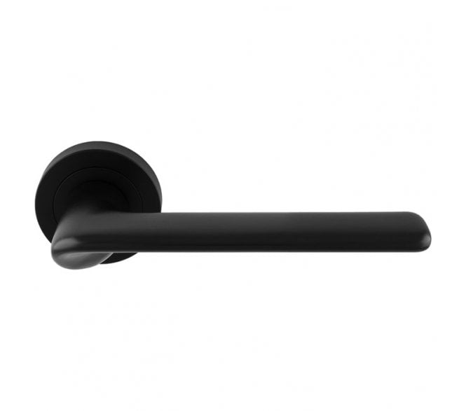 Manital VX5 Vortex Lever On Round Rose - Matt Black