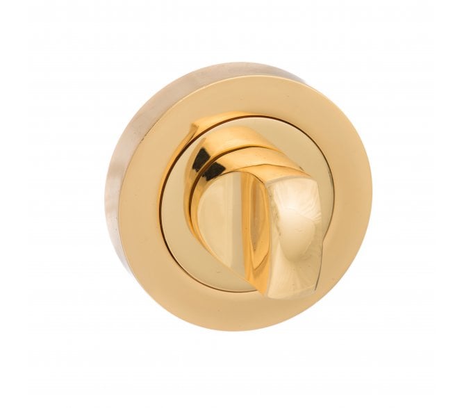 Mediterranean Bathroom Turn & Release  - Polished Brass