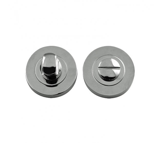 Mediterranean Bathroom Turn & Release  - Polished Chrome