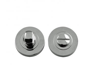 Mediterranean Bathroom Turn & Release  - Polished Chrome