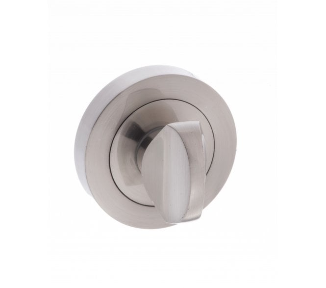 Mediterranean Bathroom Turn & Release  - Satin Nickel