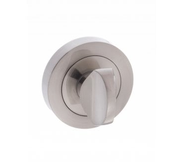 Mediterranean Bathroom Turn & Release  - Satin Nickel