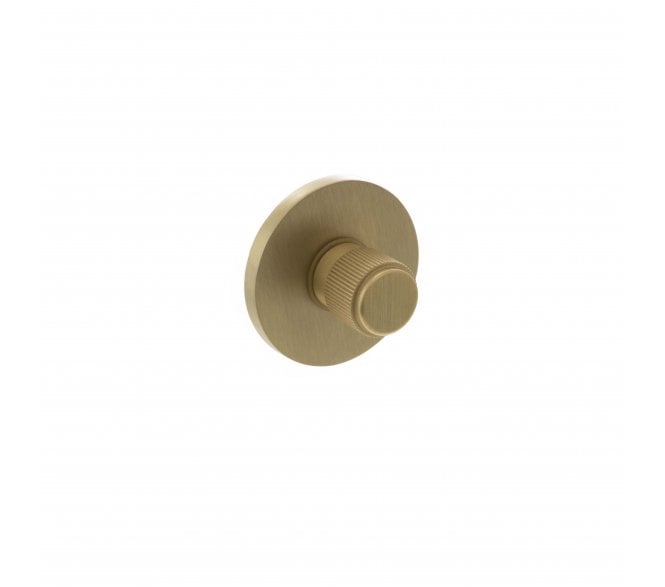 Millhouse Brass Linear WC Turn and Release on 5mm Slimline Round Rose - Satin Brass