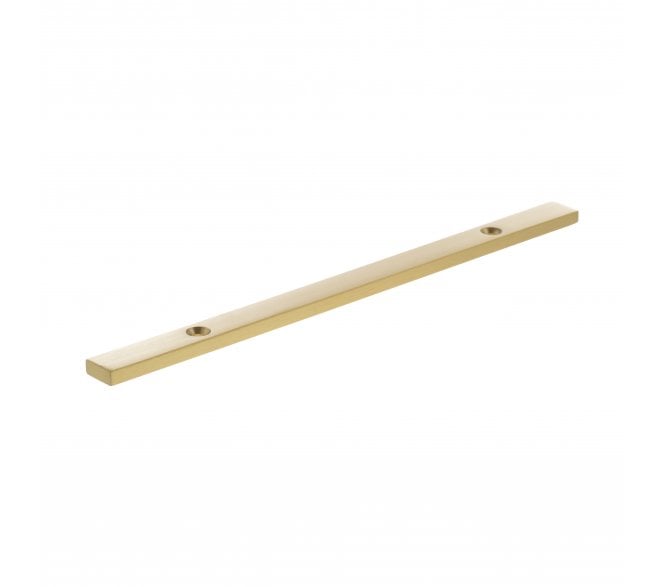 Millhouse Brass MHCBN Narrow Backplates To Suit Millhouse Cabinet Pull Handles - Satin Brass