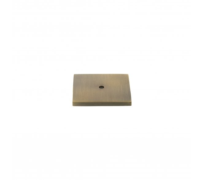 Millhouse Brass MHCBS50AB Square Roses To Suit Millhouse Cabinet Knobs - Antique Brass