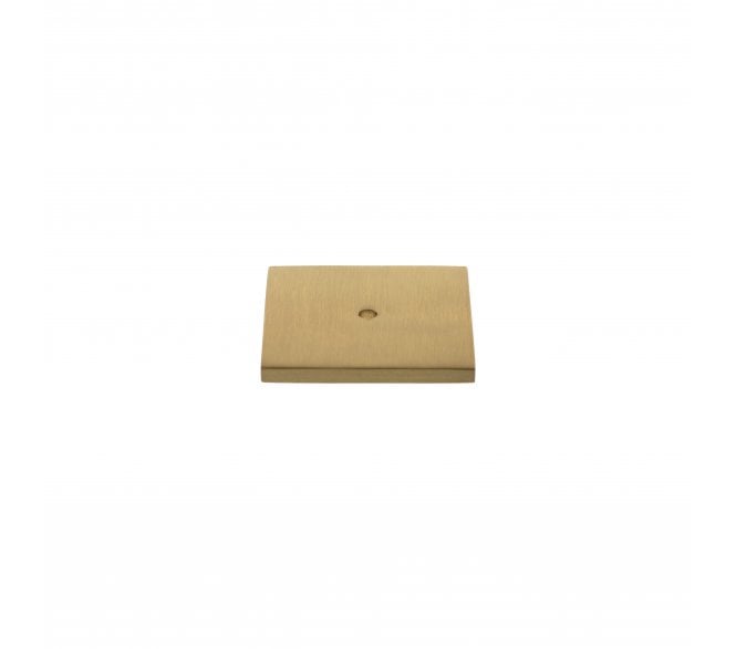 Millhouse Brass MHCBS50SB Square Roses To Suit Millhouse Cabinet Knobs - Satin Brass
