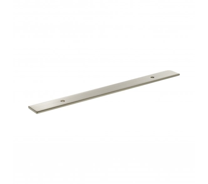 Millhouse Brass MHCBW Wide Backplates To Suit Millhouse Cabinet Pull Handles - Satin Nickel
