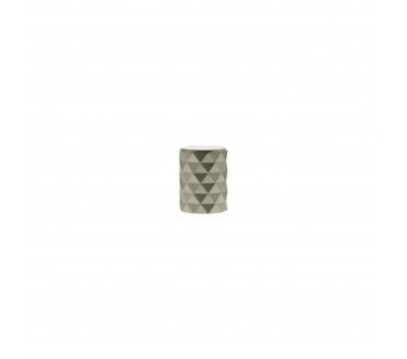 Millhouse Brass MHCD1420SN Chrysler Diamond Cut Cylinder Cabinet Knob - 20mm - Satin Nickel