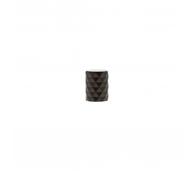 Millhouse Brass MHCD1420UDB Chrysler Diamond Cut Cylinder Cabinet Knob - 20mm - Urban Dark Bronze