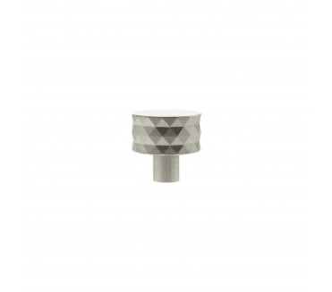 Millhouse Brass MHCD1530SN Chrysler Diamond Cut Cabinet Knob - 32mm - Satin Nickel