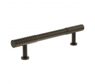 Millhouse Brass MHCD17 Chrysler Diamond Cut T-Bar Cabinet Pull Handles - Urban Dark Bronze
