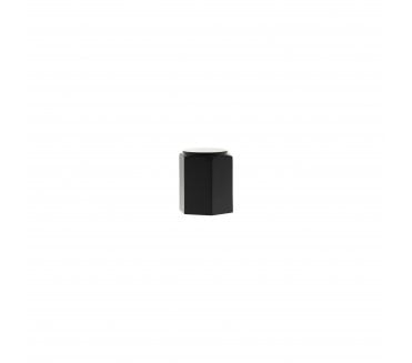 Millhouse Brass MHCH1420MB Pennington Hexagonal Cylinder Cabinet Knob - 20mm - Matt Black