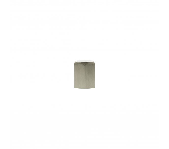 Millhouse Brass MHCH1420SN Pennington Hexagonal Cylinder Cabinet Knob - 20mm - Satin Nickel