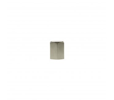 Millhouse Brass MHCH1420SN Pennington Hexagonal Cylinder Cabinet Knob - 20mm - Satin Nickel