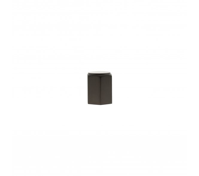 Millhouse Brass MHCH1420UDB Pennington Hexagonal Cylinder Cabinet Knob - 20mm - Urban Dark Bronze