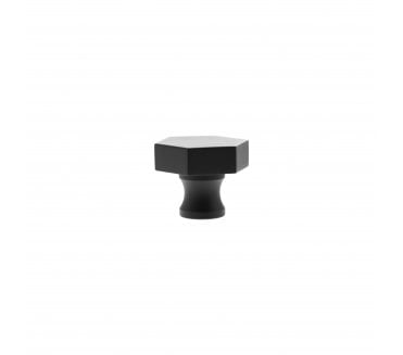 Millhouse Brass MHCH1532MB Pennington Hexagonal Cabinet Knob - 32mm - Matt Black