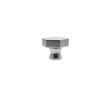 Millhouse Brass MHCH1532PC Pennington Hexagonal Cabinet Knob - 32mm - Polished Chrome