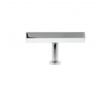 Millhouse Brass MHCH1675PC Pennington Hexagonal T-Bar Cabinet Knob - 75mm - Polished Chrome