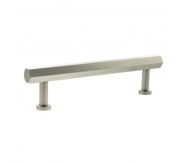 Millhouse Brass MHCH17 Pennington Hexagonal T-Bar Cabinet Pull Handles - Satin Nickel