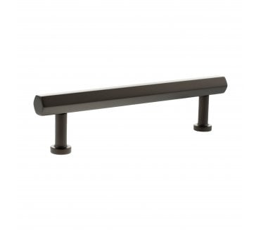 Millhouse Brass MHCH17 Pennington Hexagonal T-Bar Cabinet Pull Handles - Urban Dark Bronze