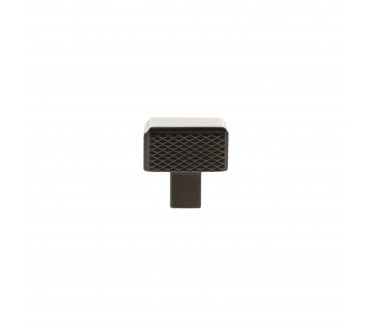 Millhouse Brass MHCK1230UDB Eiffel Knurled Square Cabinet Knob - 50x50mm - Urban Dark Bronze