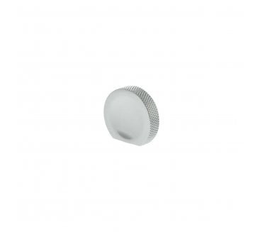 Millhouse Brass MHCK1338PC Eiffel Knurled Button Cabinet Knob - 44mm - Polished Chrome