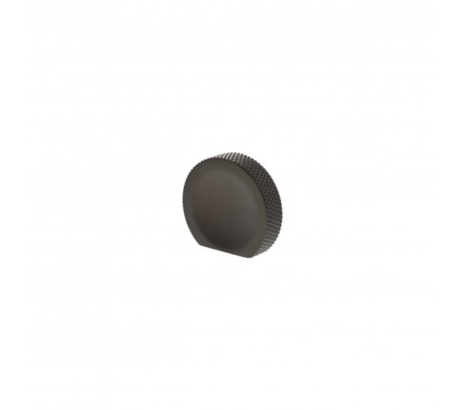 Millhouse Brass MHCK1338UDB Eiffel Knurled Button Cabinet Knob - 44mm - Urban Dark Bronze