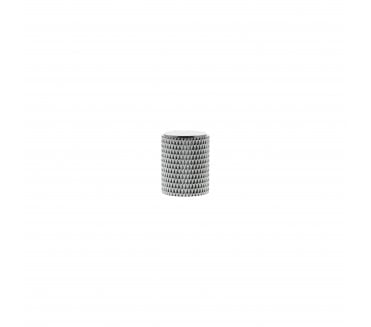 Millhouse Brass MHCK1420PC Eiffel Knurled Cylinder Cabinet Knob - 20mm - Polished Chrome