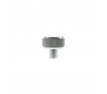 Millhouse Brass MHCK1532PC Eiffel Knurled Round Cabinet Knob - 32mm - Polished Chrome