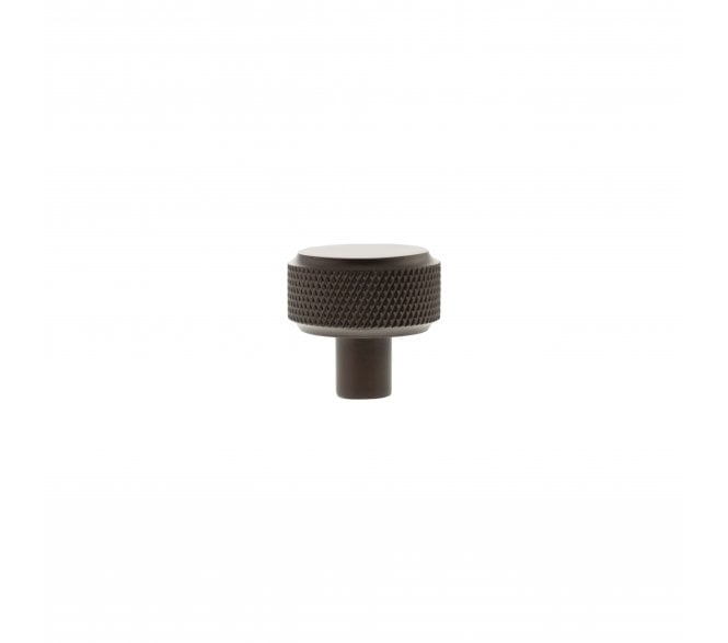 Millhouse Brass MHCK1532UDB Eiffel Knurled Round Cabinet Knob - 32mm - Urban Dark Bronze