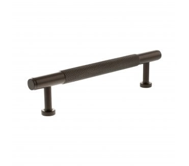 Millhouse Brass MHCK17 Eiffel Knurled T-Bar Cabinet Pull Handles - Urban Dark Bronze