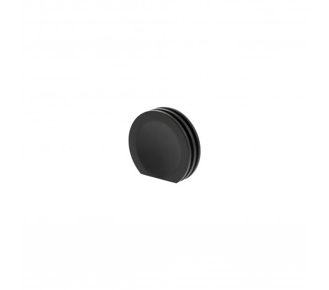 Millhouse Brass MHCL1338MB Battersea Linear Button Cabinet Knob - 38mm - Matt Black