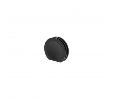 Millhouse Brass MHCL1338MB Battersea Linear Button Cabinet Knob - 38mm - Matt Black