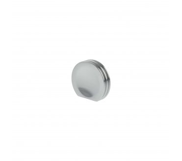 Millhouse Brass MHCL1338PC Battersea Linear Button Cabinet Knob - 38mm - Polished Chrome