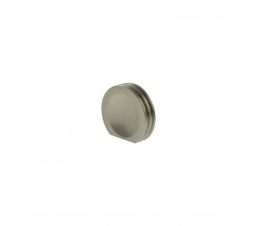 Millhouse Brass MHCL1338SN Battersea Linear Button Cabinet Knob - 38mm - Satin Nickel