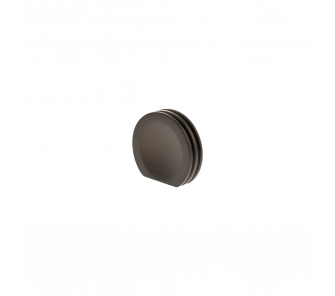Millhouse Brass MHCL1338UDB Battersea Linear Button Cabinet Knob - 38mm - Urban Dark Bronze