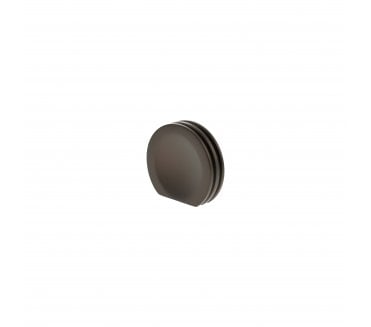 Millhouse Brass MHCL1338UDB Battersea Linear Button Cabinet Knob - 38mm - Urban Dark Bronze