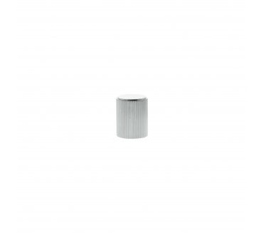 Millhouse Brass MHCL1420PC Battersea Linear Cylinder Cabinet Knob - 20mm - Polished Chrome