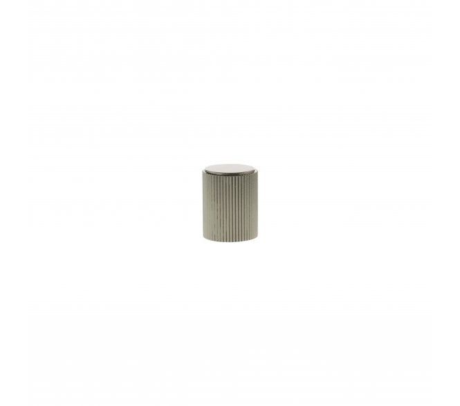 Millhouse Brass MHCL1420SN Battersea Linear Cylinder Cabinet Knob - 20mm - Satin Nickel