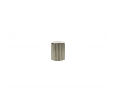 Millhouse Brass MHCL1420SN Battersea Linear Cylinder Cabinet Knob - 20mm - Satin Nickel