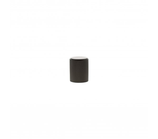 Millhouse Brass MHCL1420UDB Battersea Linear Cylinder Cabinet Knob - 20mm - Urban Dark Bronze